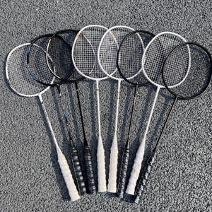 Newchance Raquette de <span class=keywords><strong>badminton</strong></span> en carbone intégrée pour hommes et femmes pour adultes avec poignée en PU - Product Image 6