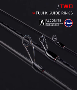 Caña de Pescar Personalizada Madmouse <span class=keywords><strong>Calista</strong></span> K de Carbono con Guías Fuji K, 83ml 86m, para Pesca en Agua Salada, Spinning, Señuelos de Calamar y Egi - Product Image 3