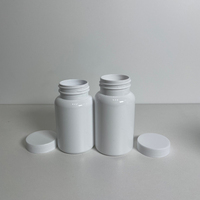 Conteneur en PET de qualité alimentaire de 100 ml, 125 ml, 150 ml, couleur personnalisée, sans BPA, impression sérigraphique pour médicaments liquides, pilules, stockage alimentaire