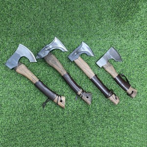उच्च स्तर 1055 स्टील लकड़ी के हैंडल स्प्लिटिंग कुल्हाड़ी काटने के उत्तरजीविता के साथ कुल्हाड़ी हिकारी विकिंग कुल्हाड़ी - Product Image 2