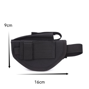Sarung Pistol Taktis Universal Nylon Grosir dengan Kantong Magazen, Cocok untuk Tangan Kanan & Kiri, Aksesoris Berburu - Product Image 5
