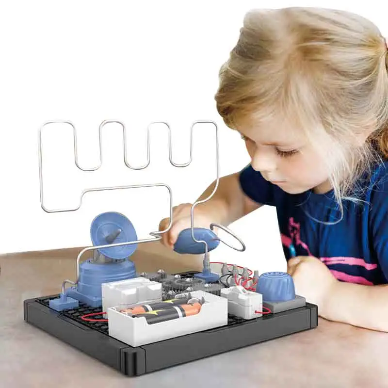 Esperimento scientifico educativo per bambini Kit di macchinari per circuiti elettrici fai-da-te Plotter automatico STEM Learning Toys for Kids
