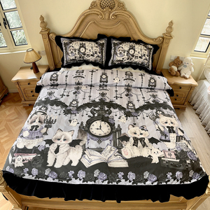 Set Copripiumino Quattro Pezzi in Cotone Egiziano Sunny Textile per Ragazze - Product Image 3