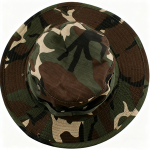 Chapeau de pêcheur camouflage pour homme adulte, large bord, protection solaire extérieure, chapeau de pêcheur réglable pour la pêche, la randonnée, le camping - Product Image 3