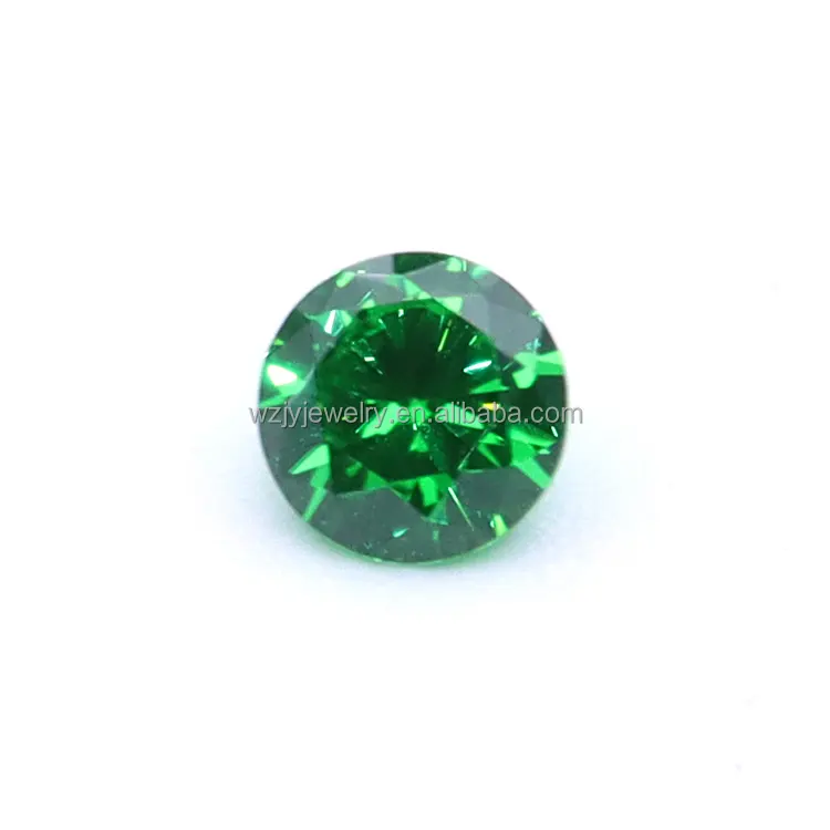 Wholesales Price Synthetic Round Star Cubic Zircon Gemstone 5A Machine Cut Melee 4mm-10mm 12 Colors CZ Stone Cubic Zirconia