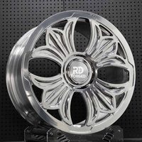 Rines Forjados de 1 Pieza Estilo Cromo, Aleación 6061-T6, Acabado Pulido, 17-24 Pulgadas, 5x120 5x114.3, Rines Personalizados para Rolls-Royce, Bentley, BMW