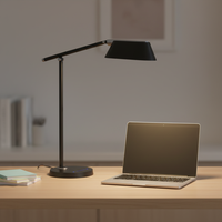 Lampe de bureau LED électrique moderne et simple, réglable, flexible, à gradation progressive, protection oculaire, commande tactile, pour lecture à domicile, DC