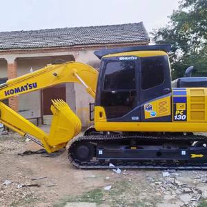 Machine de terrassement Komatsu Pc130 d'occasion de haute qualité en vente, prix bas, excavatrice de 13 tonnes avec moteur principal en stock - Product Image 1