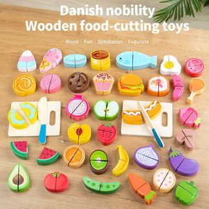 Exquisitos Juguetes de Madera con Velcro para Cortar Alimentos Realistas, Bloques de Frutas y Verduras para Niños Pequeños, Niños y Niñas, Aprendizaje Temprano - Product Image 6