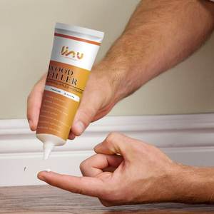 Mastic acrylique pour bois ODM&OEM, écologique, 100% imperméable, réparation de meubles en bois, pour le remplissage, beige, peignable, faible teneur en COV - Product Image 2