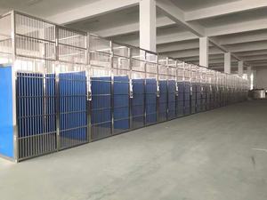 Veteriner paslanmaz çelik kapı aşırı kulübesi çubuk kapı hayvan köpek kulübesi ve köpek yatılı kulübesi kapısı çalışır - Product Image 3