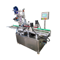 Machine d'étiquetage automatique de plateaux, étiqueteuse pour surfaces planes avec enveloppement inférieur et supérieur