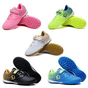 รองเท้าฟุตบอลสำหรับเด็กผู้ชายผู้หญิงรองเท้าฝึกซ้อมกลางแจ้งแบบห่วงและตะขอสำหรับเด็ก - Product Image 3