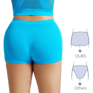 Pantalon de sécurité pour femmes Boxer mince grande taille pour filles pour prévenir l'exposition Stretch Boyshort culotte - Product Image 4