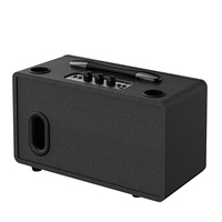 M5505 Haut de gamme, qualité originale, caisson de basses actif portable en cuir et bois, subwoofer d'occasion, super basses, enceinte sans fil