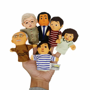 Vendita calda su misura bambole di famiglia Super morbido peluche bradipo dito pupazzo educativo per bambini giocattolo PP cotone con madre <span class=keywords><strong>Edea</strong></span> - Product Image 1