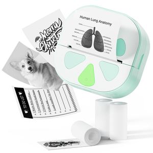 Portable 203dpi Thermal <b>Printer</b> Waterproof Wide <b>Label</b> Inkless Labeler with 40 Fonts 450+ Icons Versatile App for Home Use Stock - Product Image 2