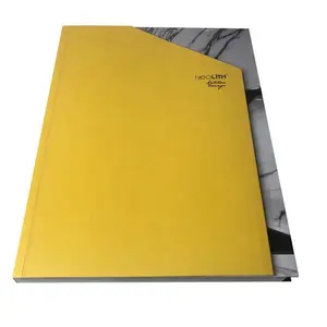 Luxury Menu Pamphlet Softcover catalogue Books Manual Wedding Booklet Furniture Catalog Printing Service Brochure publisher