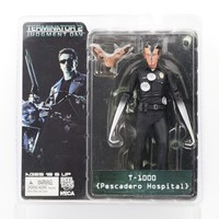 Figurine d'action en PVC Terminator Série T1000, 7 sections, tête et mains interchangeables, version NECA, modèle de film, jouet