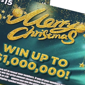 Fast Secure Custom Printing <b>Scratch</b> Lottery Foil Stamping Process Winning Numbers Cash Prize - Product Image 4