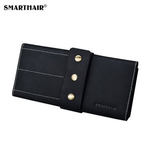 Borsa espositiva per forbici per capelli in vera pelle di cavallo pazzo borsa per forbici da barbiere per parrucchieri - Product Image 6