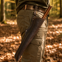 Porte-flèches vintage en cuir classique à suspendre à la taille, accessoires de tir à l'arc traditionnels pour la chasse en plein air pour hommes