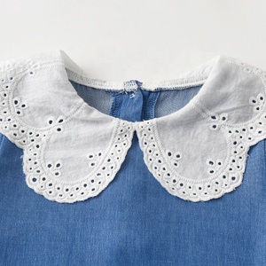 Ensemble 3 pièces pour bébé fille avec col en dentelle, manches longues, tenue de <span class=keywords><strong>princesse</strong></span> printemps automne avec bandeau - Product Image 2