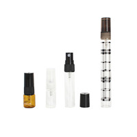 Botol kaca kecil, kualitas tinggi 2ml 3ml 5ml 10ml Atomizer botol sampel botol kaca penguji Mini botol semprot parfum