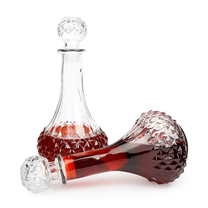 500ml 800ml số lượng lớn cổ hình vuông pha lê rõ ràng Chai Thủy Tinh Rượu Vang Decanter cho bia whisky - Product Image 2