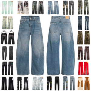 <span class=keywords><strong>Jean</strong></span> Baggy Personnalisé en Denim Lourd Délavé à Effet Whisker Horizontal pour <span class=keywords><strong>Homme</strong></span> – Coupe Ample et Large en Coton – <span class=keywords><strong>Jean</strong></span> Baggy Quotidien de Créateur pour <span class=keywords><strong>Homme</strong></span> - Product Image 1
