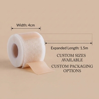 Bande adhésive en silicone personnalisable pour cicatrices, 4 cm x 150 cm, hypoallergénique, adhésif doux pour brûlures, chéloïdes, acné et vergetures, rouleau de soin des cicatrices