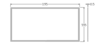 Panneau lumineux LED modulaire RGB 60120 réglable, fin et plat, pour plafond, à intensité variable, encastré ou en saillie