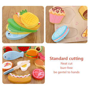Jeux <span class=keywords><strong>en</strong></span> <span class=keywords><strong>bois</strong></span> Montessori pour enfants, puzzle 3D, jouets de <span class=keywords><strong>cuisine</strong></span> pour garçons et filles - Product Image 6