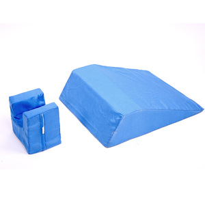 Tapis de retournement anti-escarres bleu rectangulaire pour le soin du dos au lit et le soutien massant - Product Image 5