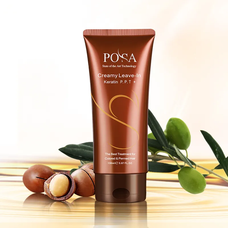 POSA Moisturizing Anti-Frizz Protein Hair Care Treatment Repair Natural Ingredients Leave In Conditioner