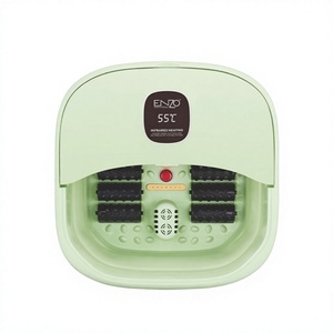 Masajeador de Pies Plegable con Calor y Vibración, Baño de Pies Portátil de Plástico con Masaje Rodante para el Hogar y Salón - Product Image 1