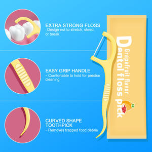 Factory Wholesale Mint Flavored <b>Dental</b> <b>Floss</b> Export-Grade 20 <b>Sticks</b> Per Box Individually Packaged Colored Bottles - Product Image 5