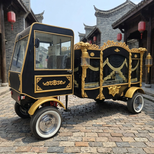 Factory Quality Classic Luxury Black Electric Funeral Sedan Hearse Special Transportation - Product Image 1