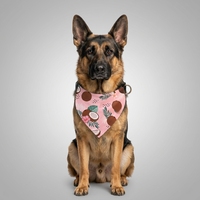 Bandana pour chien en toile douce personnalisée avec logo, réglable et lavable, pour chiens de petite, moyenne et grande taille, vente en gros