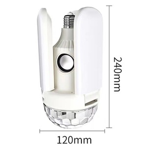 Ventilador Bluetooth Magic Ball con Música, Iluminación LED de Colores, Reproductor de Audio Inalámbrico Inteligente para Teléfono Móvil, Caja de Sonido de 100W, Modelo E27 One - Product Image 5