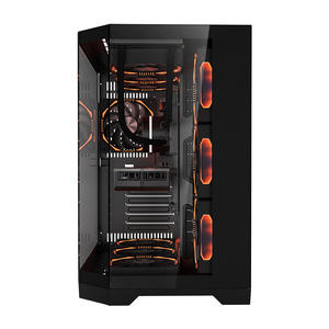 Boîtiers d'ordinateur de jeu Dreamer Plus HD Perspective ATX360 Mid Tower, tours, refroidissement par eau, <span class=keywords><strong>aquarium</strong></span> panoramique, verre sur trois côtés, mer - Product Image 3