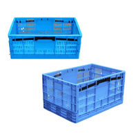 Caisse en PP pliable et empilable de style maille recyclable pour la logistique et le stockage efficace des produits