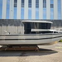 Bateau de pêche en mer en aluminium 2025, grande cabine, design néo-zélandais durable, 25 pieds (7,8 m), à vendre