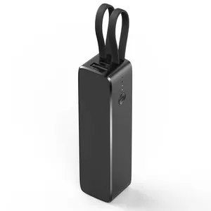 Christmas gifts 2024 new popular portable multi-function mini charging treasure 5000mah cable power bank