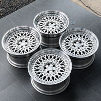 Jantes en alliage personnalisées en deux parties, en maille argentée, à profil profond, 18, 19, 20 pouces, 5x114.3, pour Lexus GS300 GS400 IS250 Infiniti G35 G37