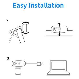 Cámara Web Logitech Original C270i para Computadora de Escritorio y Portátil, Sin Necesidad de Instalación, para Cursos en Línea, Videoconferencias, Grabación, Cámara USB para Juegos de PC - Product Image 3