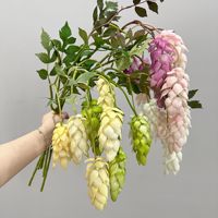 Nouvelle Arrivée Guirlande de Fleurs Artificielles Effet Naturel en Gros, Tiges de Verdure Suspendues pour Arche Florale, Décoration de Mariage et Décoration Intérieure