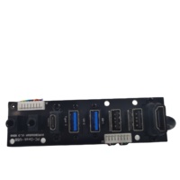 Câble de panneau frontal pour boîtier PC, double USB 3.0 + Type-C + double USB 2.0, audio HD, micro, connexion avant de la carte mère