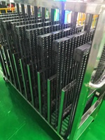P15.6 P20 P25 P31 Led Glace Affichage Led Mesh Vidéo Mur Vitrine Publicité Grille Rideau De Verre Extérieur Écran Transparent