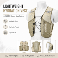 Gilet d'hydratation personnalisé, fabricant OEM, gilet d'hydratation léger et réglable pour femmes, pour le cyclisme, la course à pied, le marathon, le jogging, la randonnée
